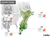 実況天気(2020年01月24日)