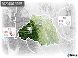 2020年01月25日の埼玉県の実況天気