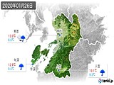 実況天気(2020年01月26日)