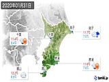 実況天気(2020年01月31日)