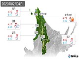 実況天気(2020年02月04日)