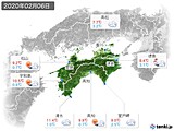 実況天気(2020年02月06日)