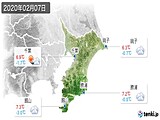 実況天気(2020年02月07日)