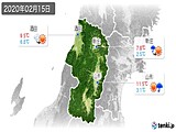 実況天気(2020年02月15日)