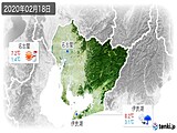 実況天気(2020年02月18日)