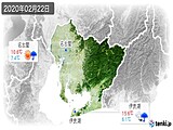 実況天気(2020年02月22日)