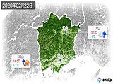 実況天気(2020年02月22日)