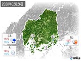 実況天気(2020年02月26日)