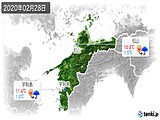 実況天気(2020年02月28日)