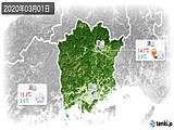 実況天気(2020年03月01日)