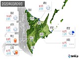 実況天気(2020年03月09日)