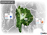 実況天気(2020年03月14日)