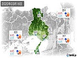 2020年03月16日の兵庫県の実況天気