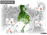 2020年03月19日の兵庫県の実況天気