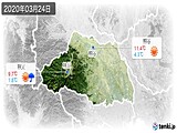 2020年03月24日の埼玉県の実況天気