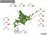 実況天気(2020年03月26日)