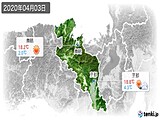 2020年04月03日の京都府の実況天気