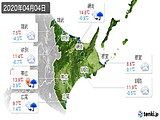 実況天気(2020年04月04日)