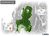 2020年04月10日の岐阜県の実況天気