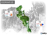 2020年04月10日の京都府の実況天気