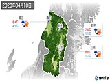 2020年04月10日の山形県の実況天気