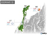 実況天気(2020年04月11日)