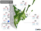 実況天気(2020年04月15日)