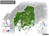 実況天気(2020年04月18日)