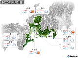 実況天気(2020年04月21日)