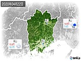 実況天気(2020年04月22日)