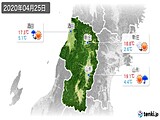 実況天気(2020年04月25日)