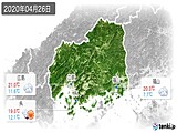 実況天気(2020年04月26日)