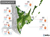 実況天気(2020年04月30日)