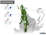 実況天気(2020年05月03日)