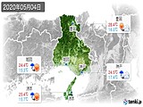 2020年05月04日の兵庫県の実況天気