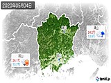 2020年05月04日の岡山県の実況天気