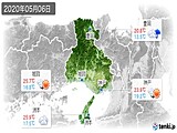 2020年05月06日の兵庫県の実況天気
