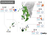 2020年05月08日の鹿児島県の実況天気