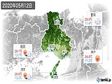 2020年05月12日の兵庫県の実況天気
