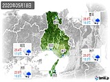 2020年05月18日の兵庫県の実況天気