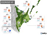 実況天気(2020年05月18日)