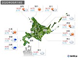 実況天気(2020年05月19日)