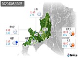 2020年05月20日の道央の実況天気