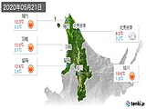 実況天気(2020年05月21日)