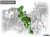 2020年05月22日の京都府の実況天気