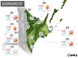 2020年05月22日の道東の実況天気