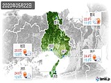 2020年05月22日の兵庫県の実況天気