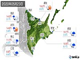 2020年05月23日の道東の実況天気