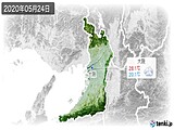 2020年05月24日の大阪府の実況天気