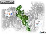 実況天気(2020年05月25日)